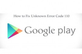 How to fix error 110 in the Google Play app during installation?