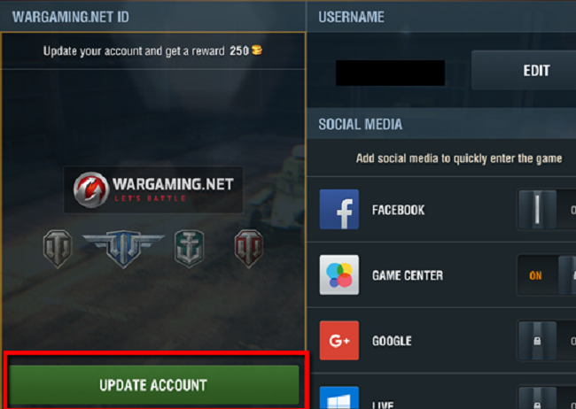 wargaming game center icon