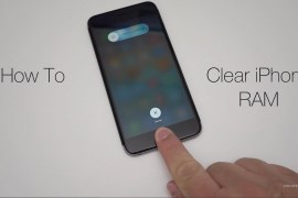 How do you clear the RAM on an iPhone or iPad?