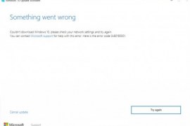 How to fix Windows 10 Update error code 0x80190001?