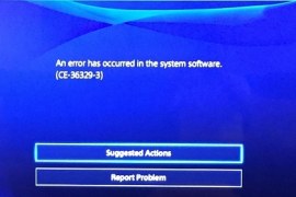 How to fix PS4 CE-36329-3 error?