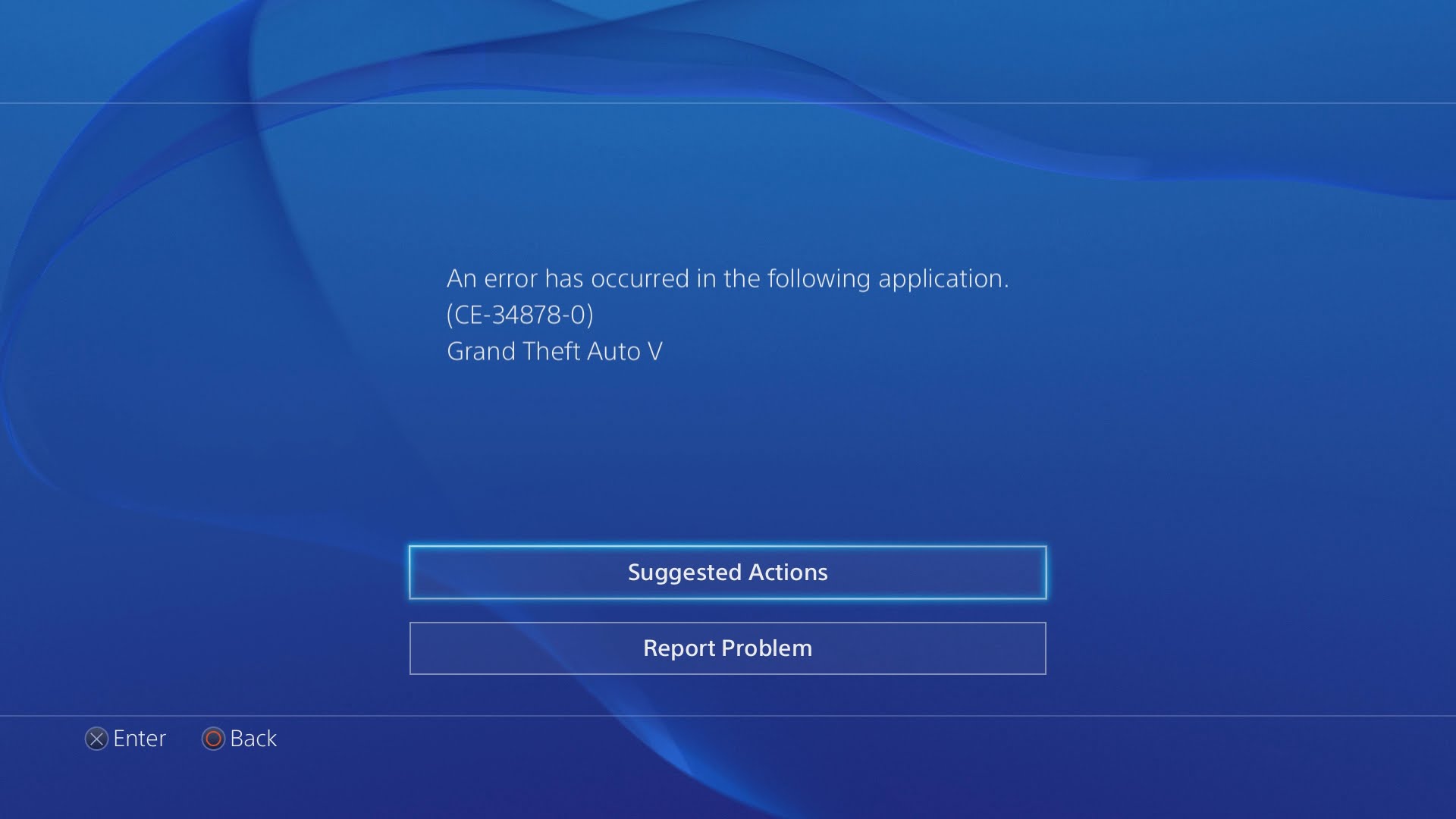 How to fix PS4 CE-34878-0 error?