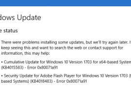 How to fix Windows Update 0x80071A91 error?