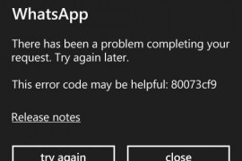 How to fix 0х80073cf9 error?