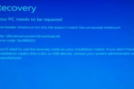 How to fix BSoD 0xc0000221?