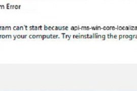 How to fix error with api-ms-win-core-localization-l1-2-0.dll?