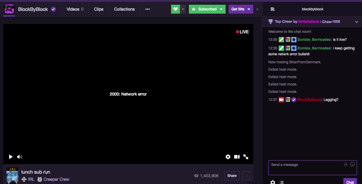 How To Fix The Error 00 Network Error On Twitch