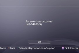 How To Fix NP-34981-5 Error On PlayStation 4