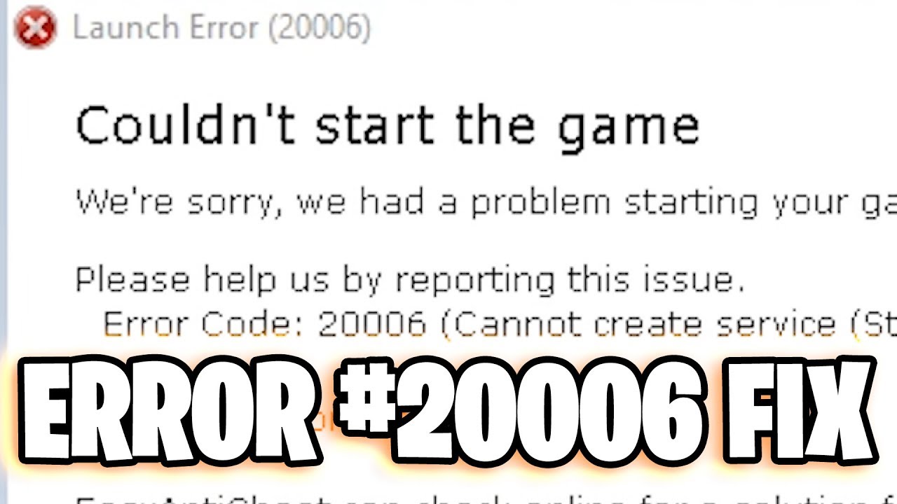 Error 006 In Fortnite Solutions
