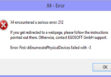 Errors 212 in the X4 game