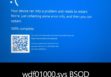BSOD wdf01000.sys on Windows