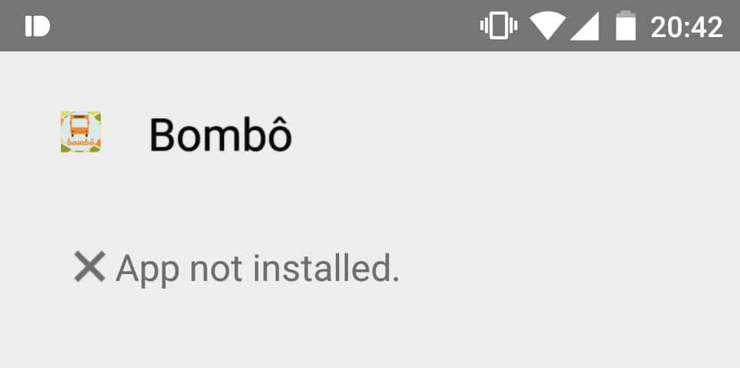 Android App Not Installed