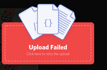 failed to send video discord